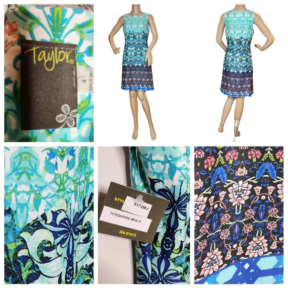 NWT Taylor sleeveless dress. - Picture 3 of 17